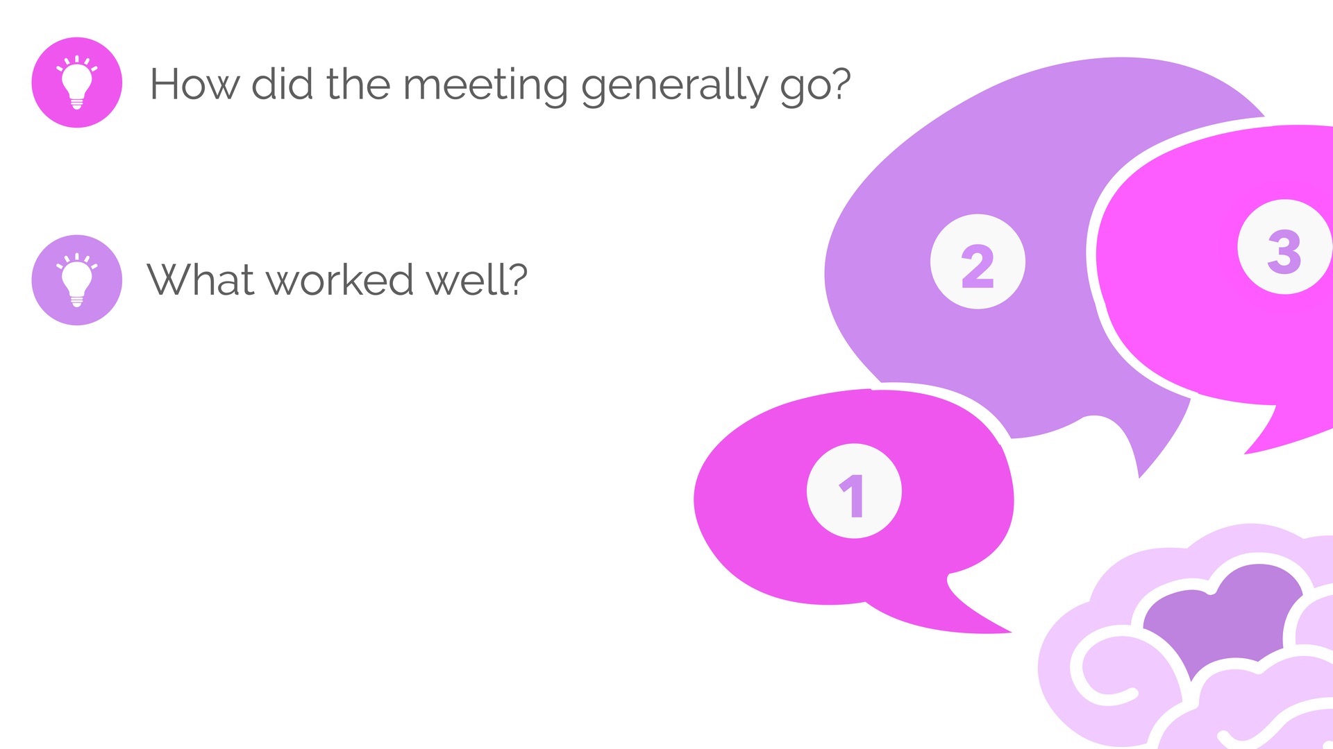 Conducting a Post Meeting Review Free Resource